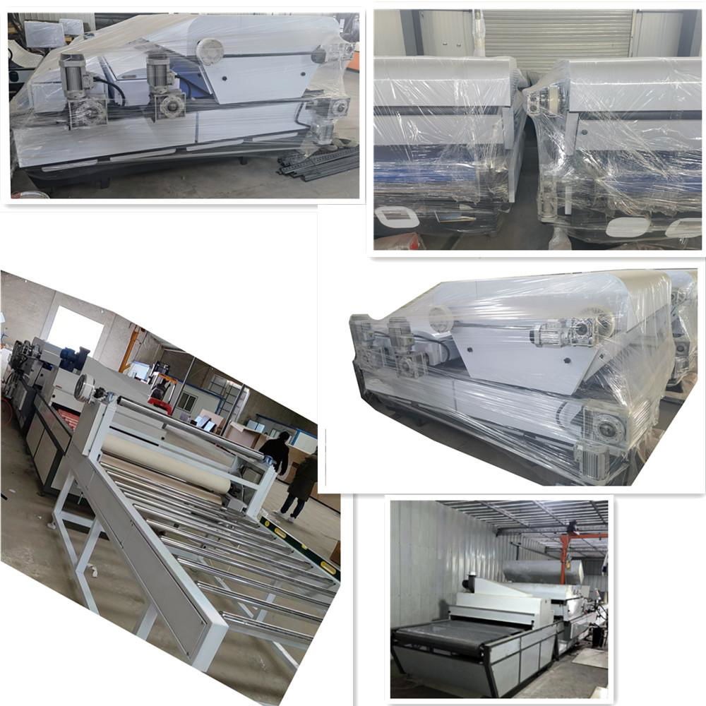 15m Decorative plates UV Glazing machine for construction industry 3