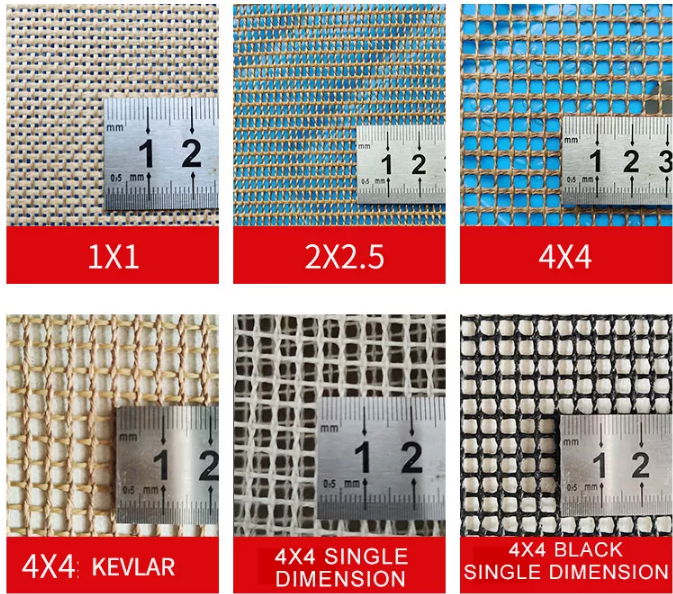 ptfe mesh teflonE in fiberglass ptfe conveyor belts for tunnel dryer machine  3