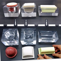 Transparent crystal tampon mold for pad