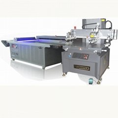 Label factory LED uv ink precision automatic screen printing machineS