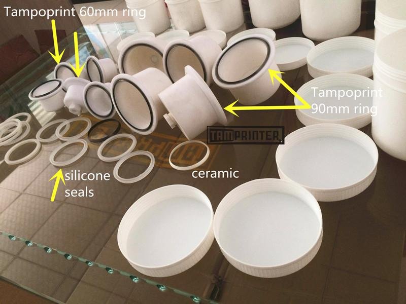 soft silicon seal  ring for Pad printing ink cup 3