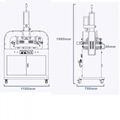 8T 40x50cm hot stamping machine with side sliding worktable &ssurized cylinder