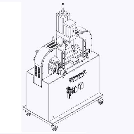 8T 40x50cm hot stamping machine with side sliding worktable &ssurized cylinder 2