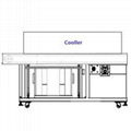 Coated paper full automatic uv ink screen printing cooler 3