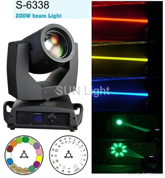 200W 5R stage beam Moving Head Light with LCD display
