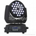 36PCS*10W 4 in 1 LED zoom wash moving head  1