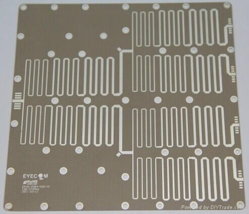 1.0mm 2 Layer PCB board with CGA-500 DK:3.0