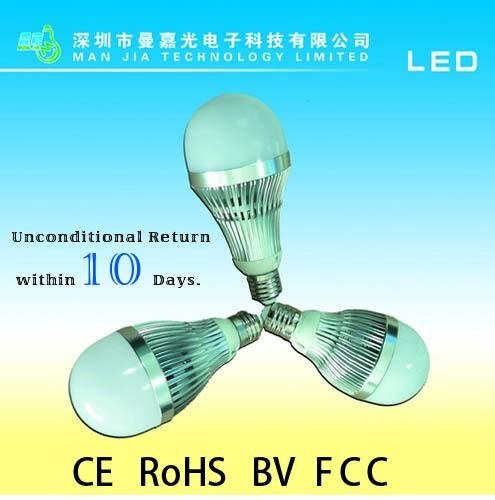7W Led Lighting bulb to replace 100W incandescent bulb