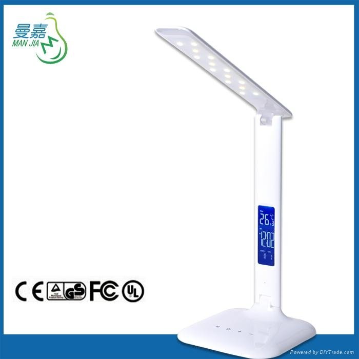 Touch Control Dimmable LED Table Lamp Reading Light With LCD Screen