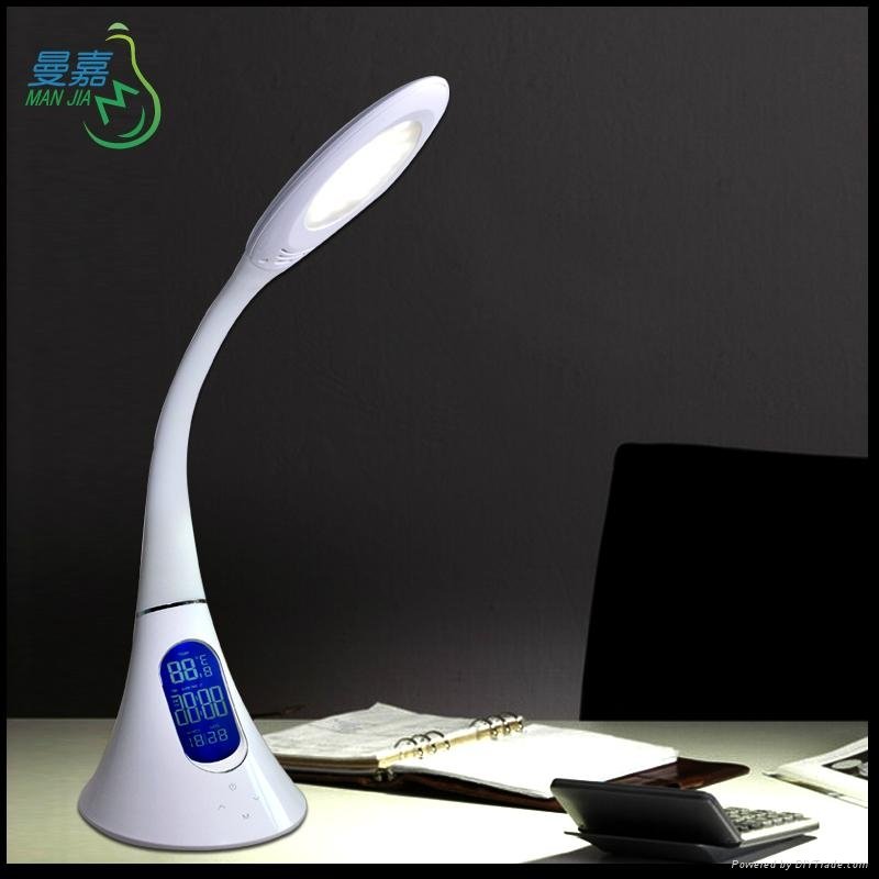 Gooseneck Foldable Dimmable LED Table Lamp With LCD Screen 4