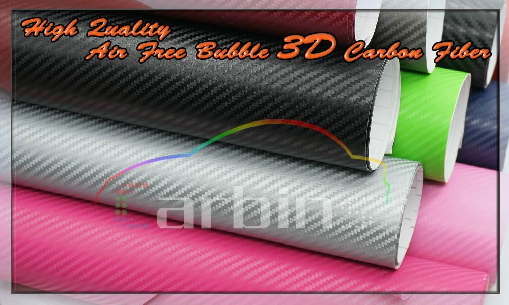 3D carbon fiber film  vinyl wrap for all car 3
