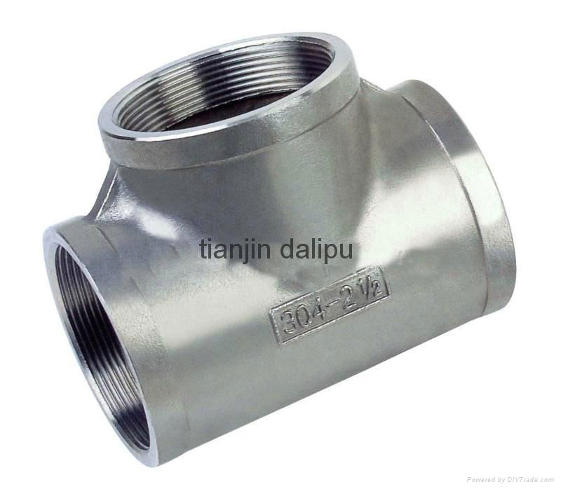 High quality stainless Steel Pipe Tee Joint 2