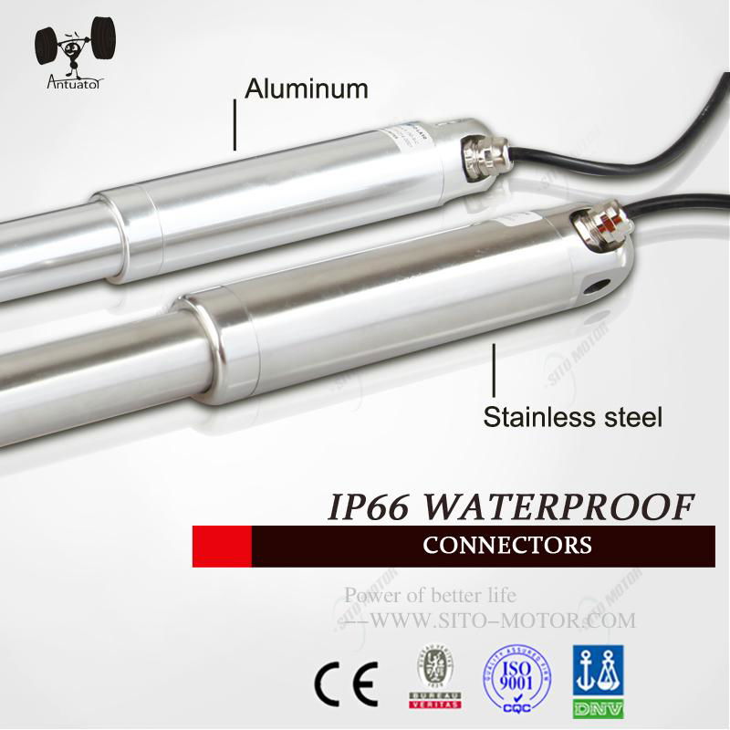 Water-proof stainless steel linear actuator special for boats/yachts 4