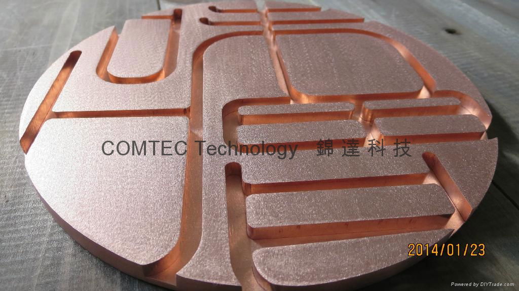 aluminium, steel, copper Routing: