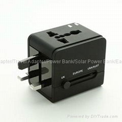 Universal Travel Adapter with Dual USB Charger