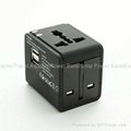 Universal Travel Adapter with Dual USB Charger