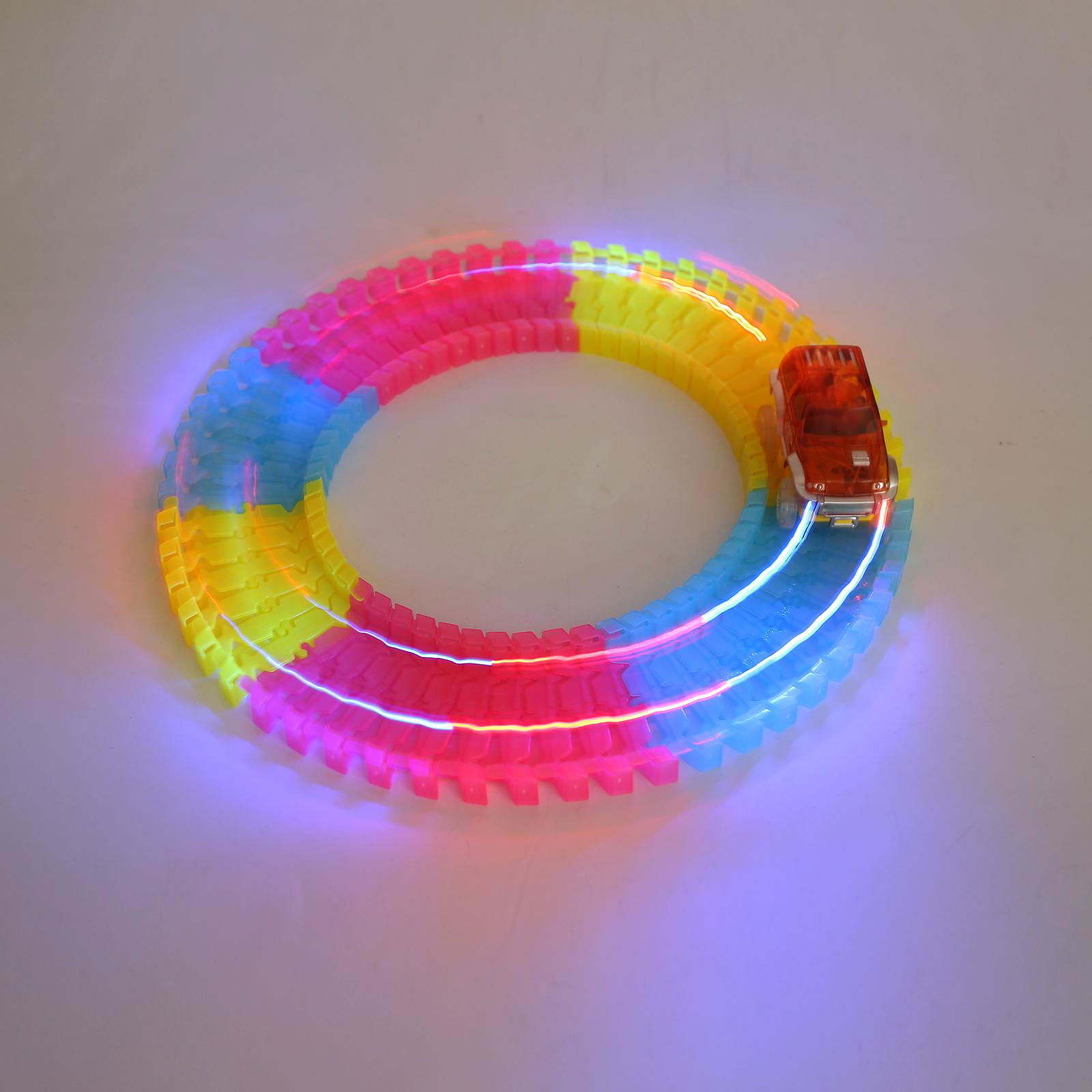 Magic track glow track racer racing track car toy 3