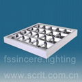 T8 recessed grill Louver Lighting Fixtures  3