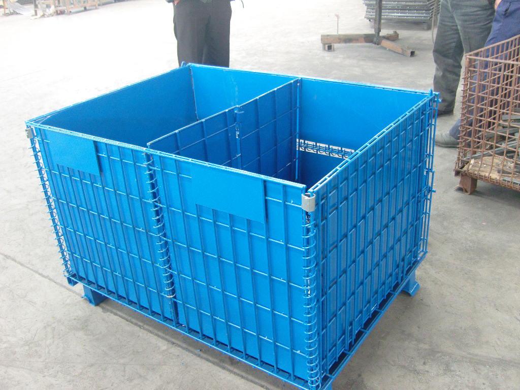 Wire Mesh Cage Wire Mesh Pallet Cage with Powder Coated Finished 5