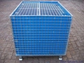 Wire Mesh Container Wire Mesh Cage with Cover Lids Mesh Divider 4