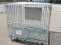 Wire Mesh Container Wire Mesh Cage with Cover Lids Mesh Divider 5