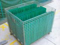 Wire Mesh Container Wire Mesh Cage with Cover Lids Mesh Divider 8