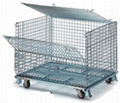 Wire Mesh Container Wire Mesh Cage with Cover Lids Mesh Divider 11