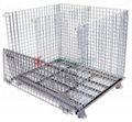 Wire Mesh Container Wire Mesh Cage with Cover Lids Mesh Divider 14