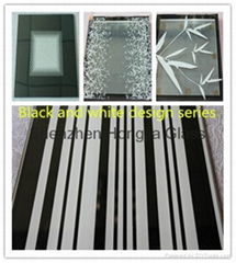 CE certified colored back painted glass