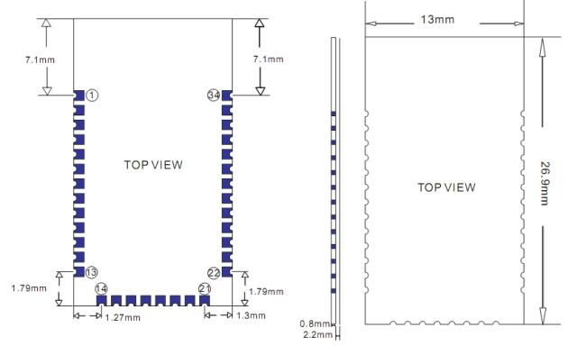 Cheap high quality wireless turn Bluetooth serial port module 1 2