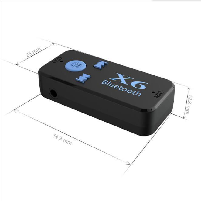 Bluetooth adapter housing with 3.5 interface audio hole push switch housing 4