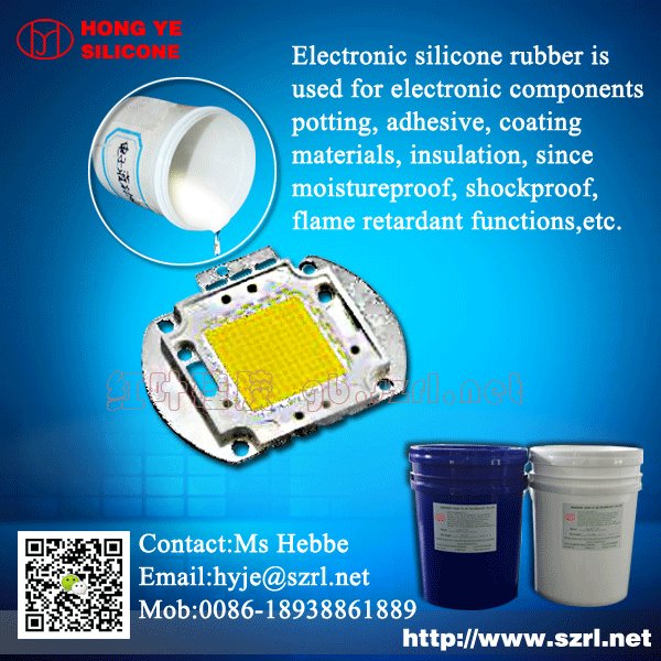Electronic potting silicone rubber 