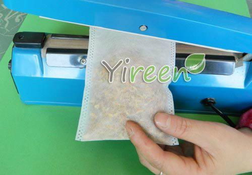 60 X 80mm Non-woven Fabric Heat sealing empty tea bags 2