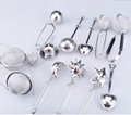 6.5cm Stainless Ste Mesh Tea Strainers with Plastic Handle