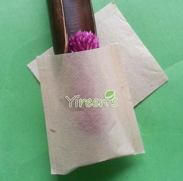  58 X 62mm Pulp Color Disposable Filter Bags No Bleach 2