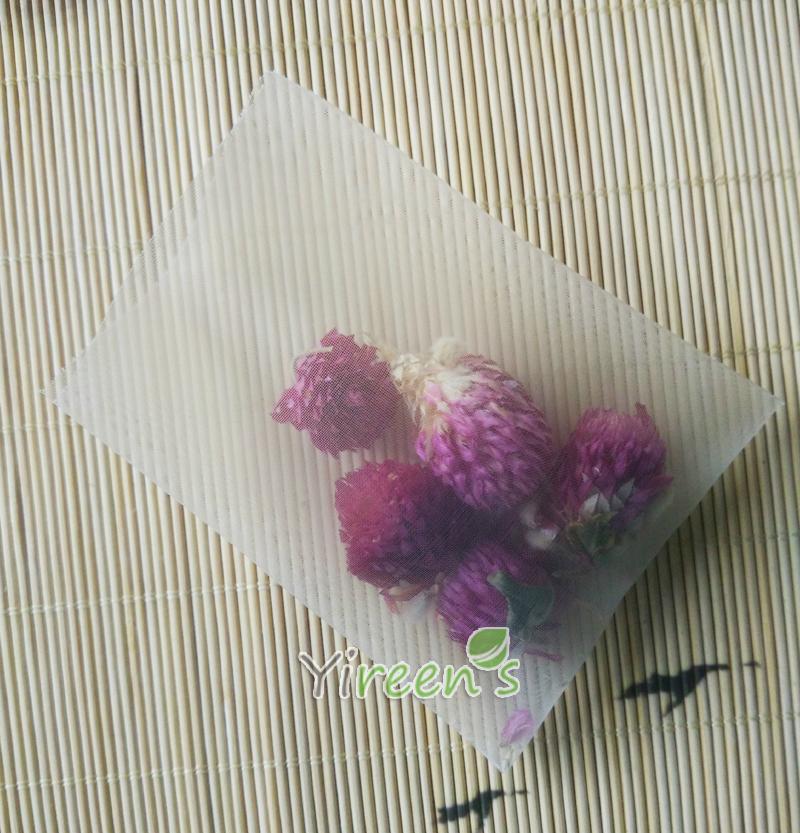 65 X 80mm Heat Sealing Pyramid Nylon Tea Bag 3