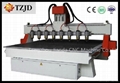 Advertising Multi heads CNC Router machine CE FDA SGS BV ISO  1