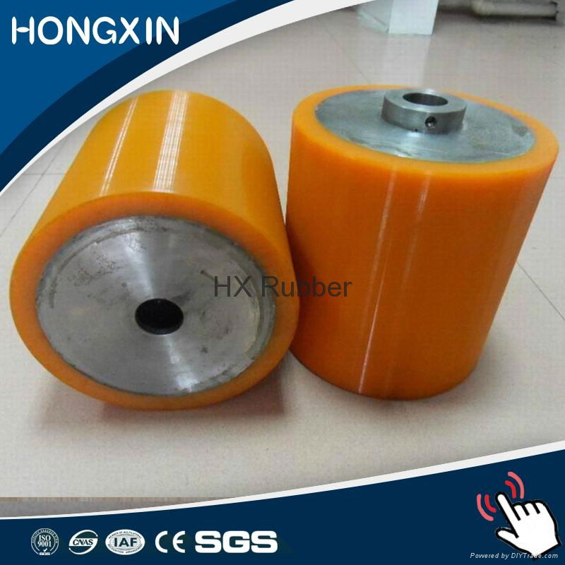 High wear resistant polyurethane roller 4