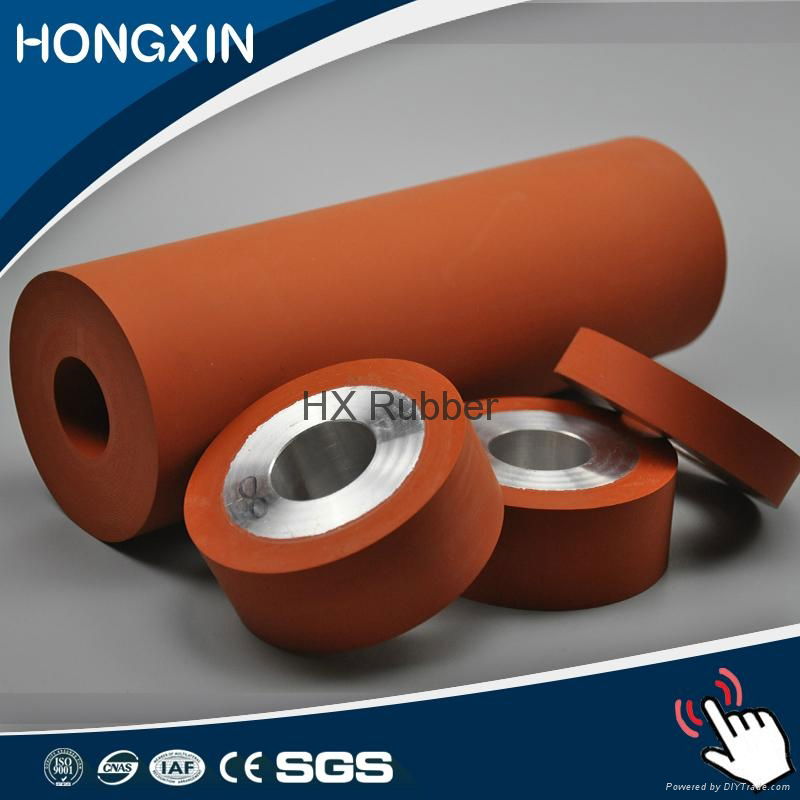 Silicone rubber roller