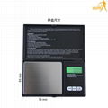 BDS-CS  jewelry pocket scale plam 500g electronic weighing scale  1