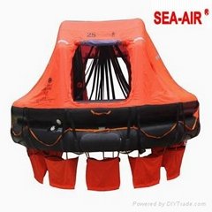 DAVIT-LAUNCHED INFLATABLE LIFE RAFT
