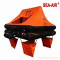 THROW-OVER BOARD LEISURE OR YACHTING INFLATABLE LIFE RAFT 4