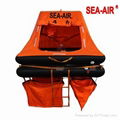 THROW-OVER BOARD LEISURE OR YACHTING INFLATABLE LIFE RAFT 5