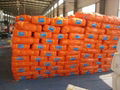 140gsm orange polyethylene woven tarpaulin ground sheet 2