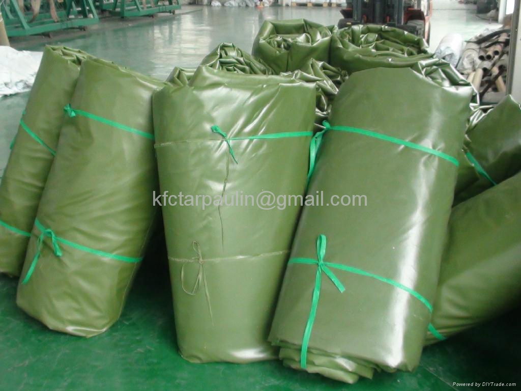 Saudi Arabia pitted surface pvc coated canvas tarpaulin cloth 3