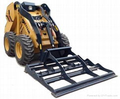 Mattson mini skid steer loader made in china forestry mulcher