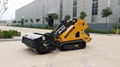 Skid Steer Loader Forest Mulcher CE with kubota backhoe loader 2