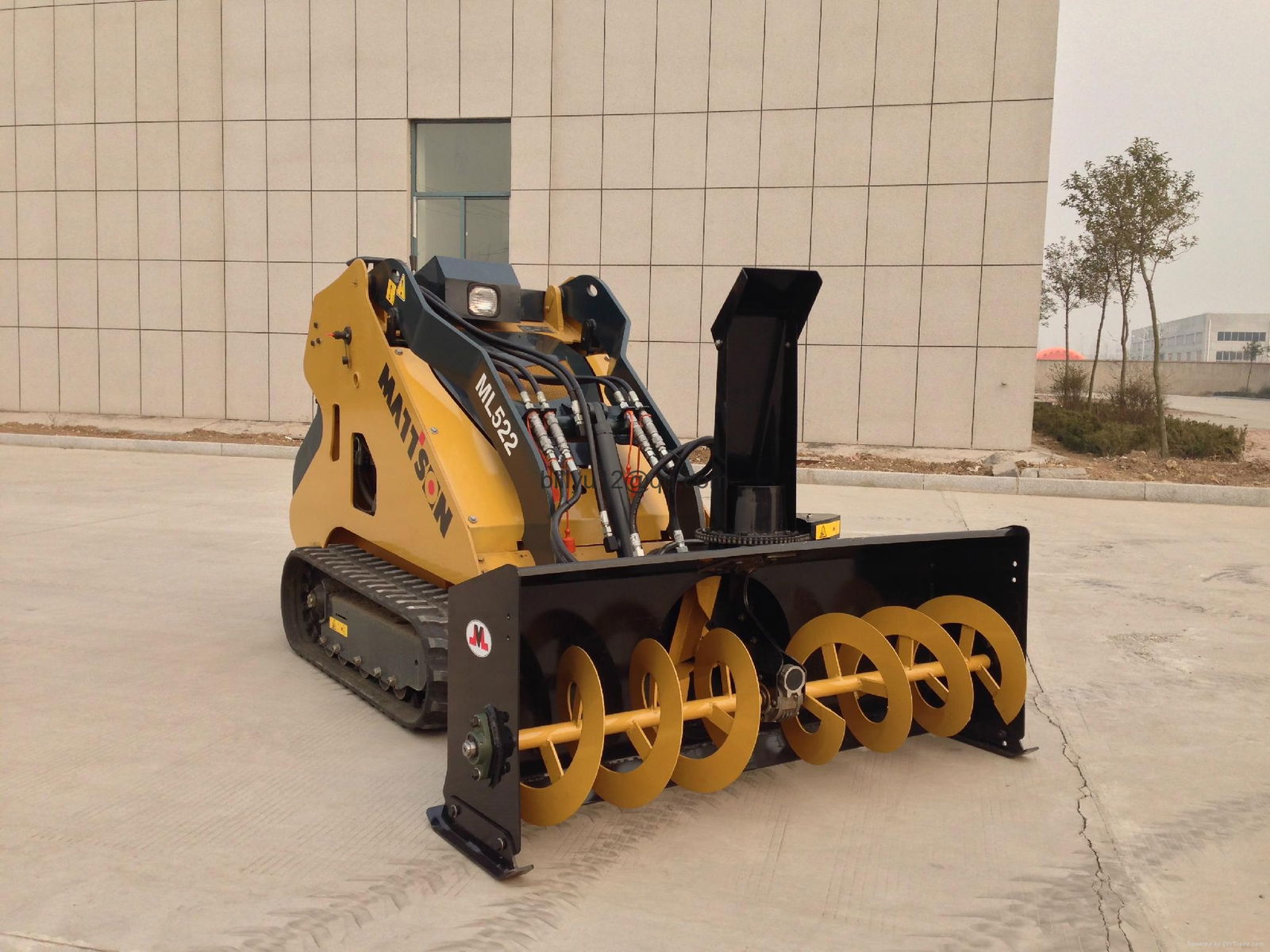 ML526 TRACK LOADER mini skid steer loader attachments loader bachoe 2