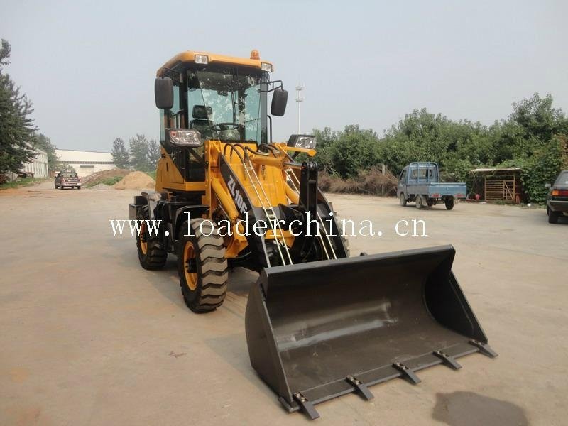 CE Approved 1 Ton Capacity Small Wheel Loader 2