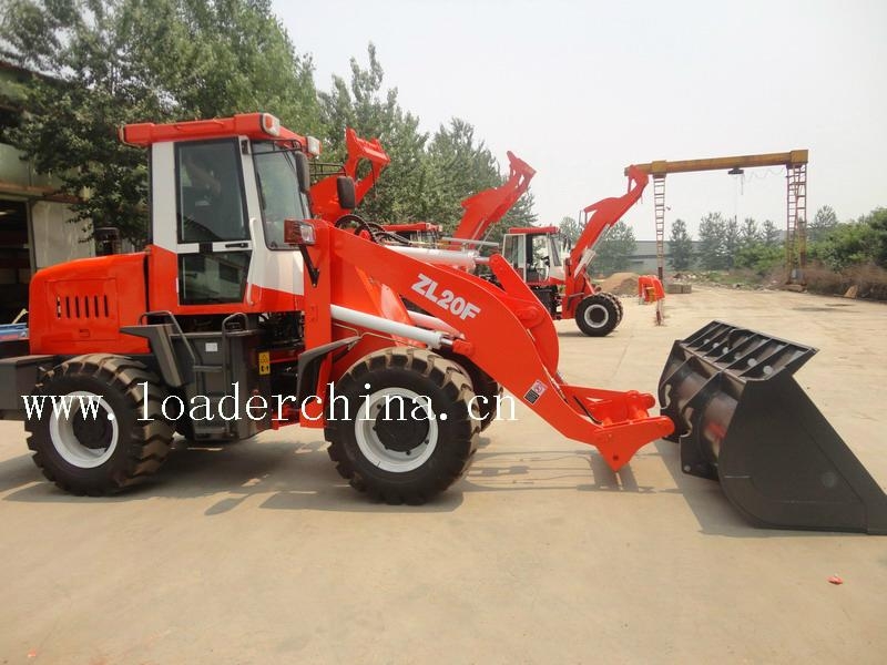 New 2T Small Front Loader with CE Approval ZL20F Dragon Machinery